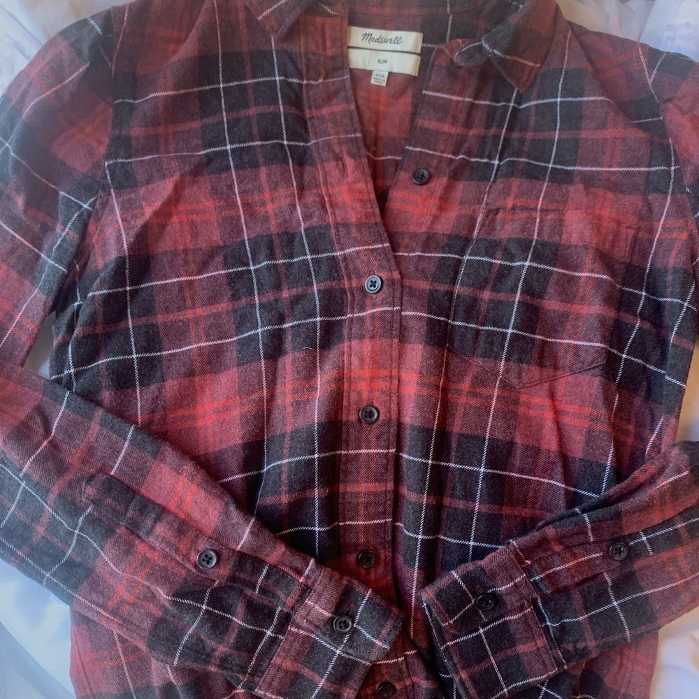maroon madewell flannel!!!